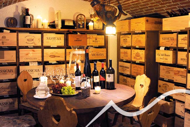One of the highest wine cellars in the Alps TOP Hotel Hochgurgl Tyrol
