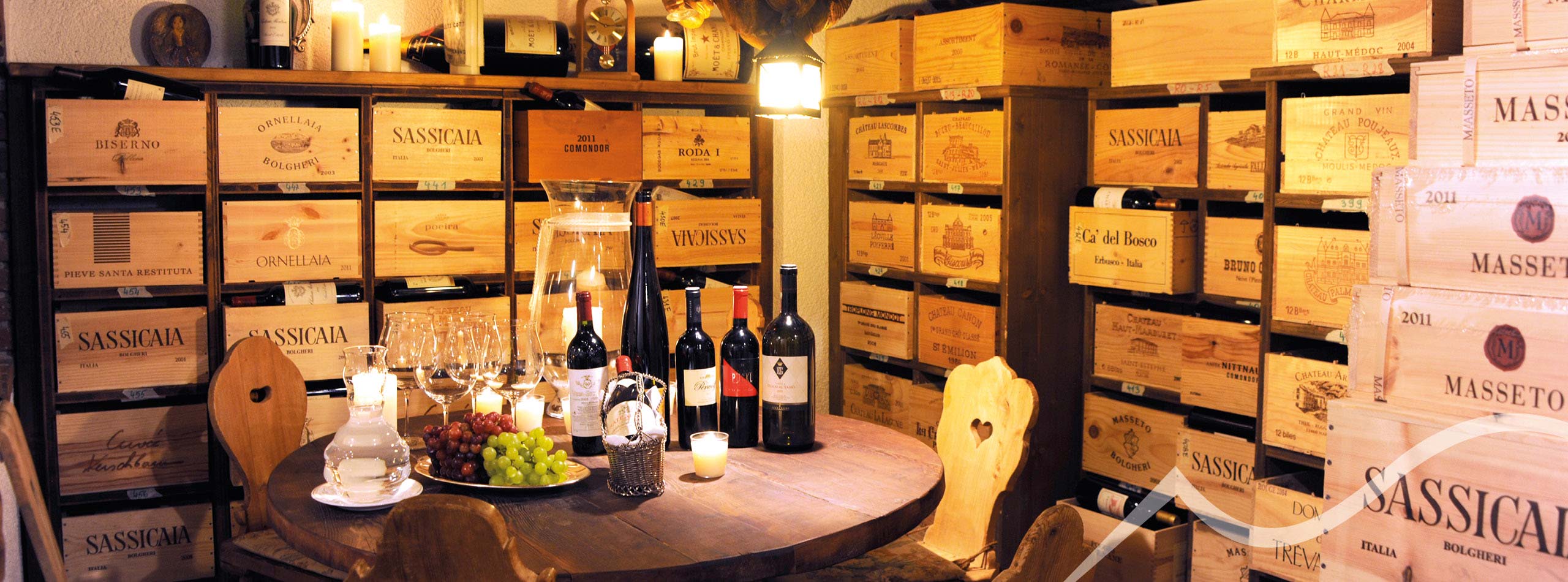 One of the highest wine cellars in the Alps TOP Hotel Hochgurgl Tyrol